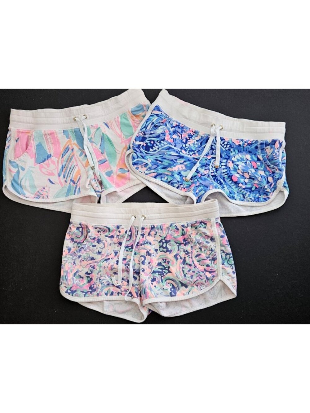 Lilly Pulitzer S Chrissy French Terry Summer Beach Shorts Lot